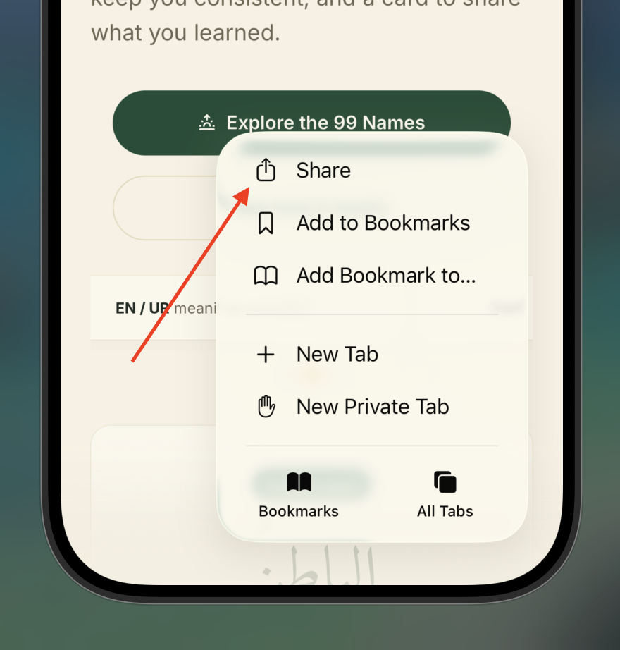 Tap Share